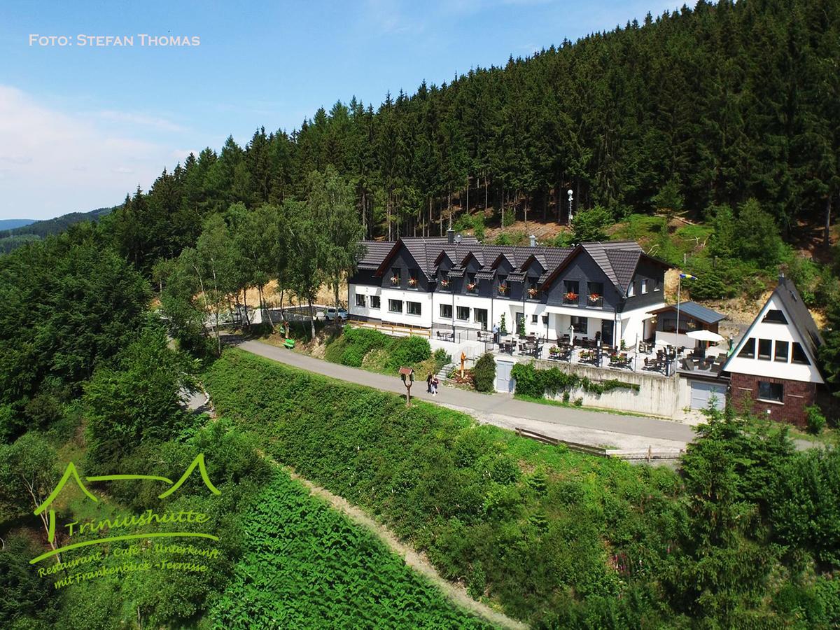 Die Triniushuette "Thueringens Schoenste Aussicht" Rauenstein Exterior photo
